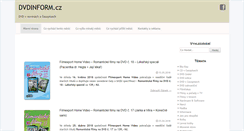 Desktop Screenshot of dvdinform.cz
